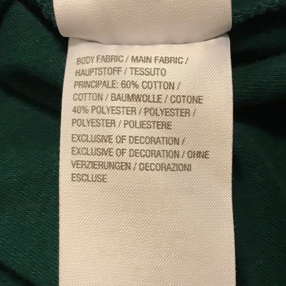 QF forest green 3/4 sleeve top with holiday camper — sparkly! (XL) - Picture 11 of 16